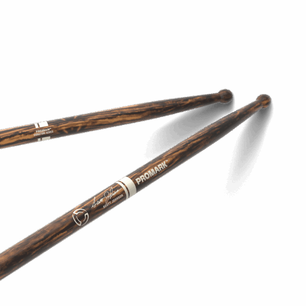 Promark Scott Johnson FireGrain Hickory Drumstick, Wood Tip