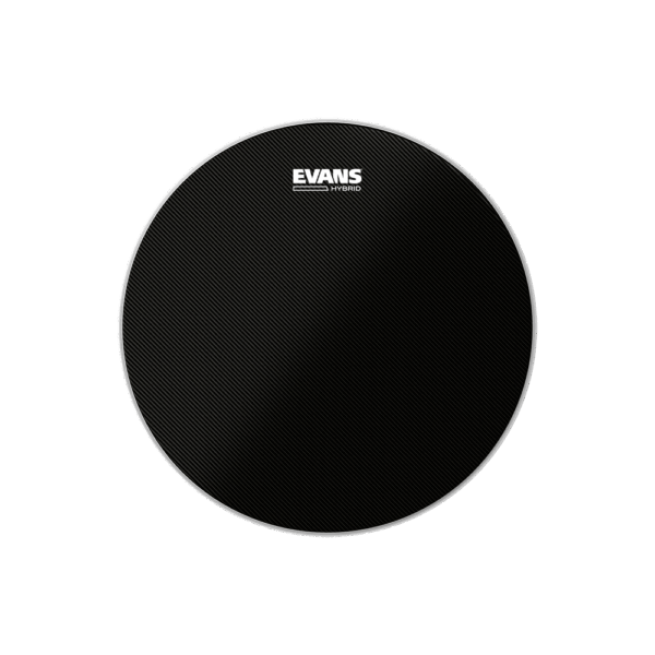 Evans Hybrid Black Marching Snare Batter