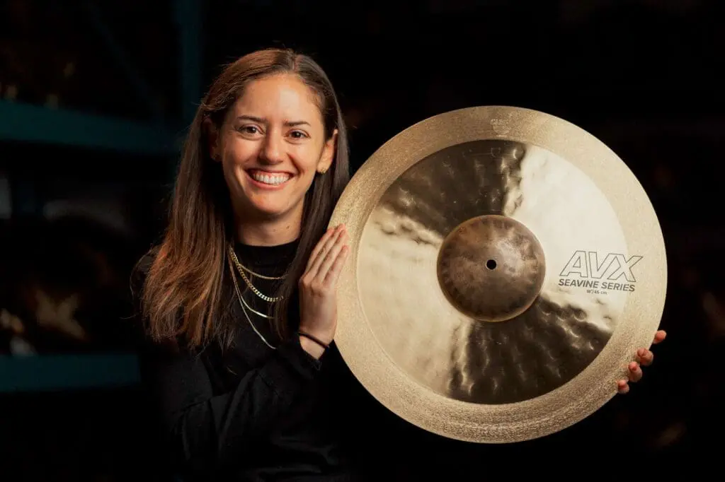 Sabian Seavine AV 18" Marching Cymbals (Pair) — Detail | D2Drumline