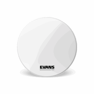 Evans MX1 White Marching Bass Drum Head