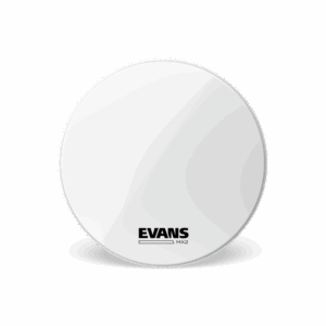 Evans MX2 White Marching Bass Drum Head