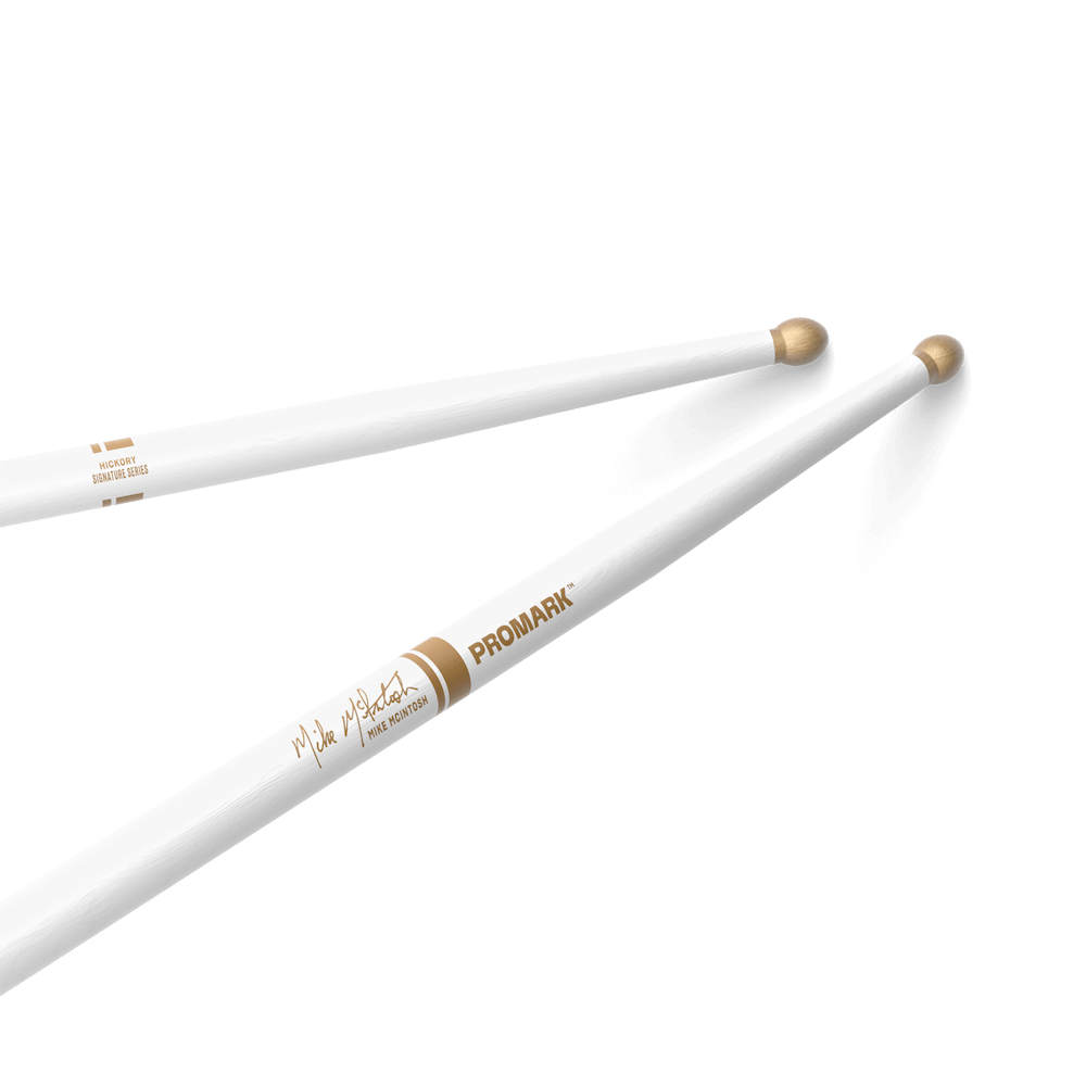 Promark Mike McIntosh MM1 Signature Hickory Drumstick, Wood Tip